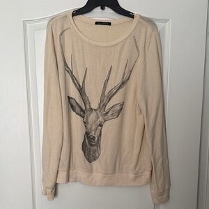 Wildfox Beige Knit Top